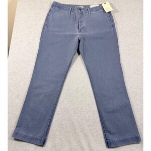 Imogene + Willie x Save Khaki United Chino Mens 38 Blue NWT SK903-AD Button Fly